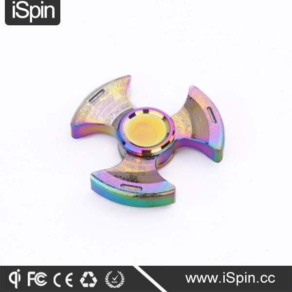 ハンドスピナー iSpin S7 Axe 戦斧 民族模様 壁画調 プリント 正規品