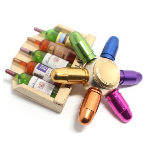 ハンドスピナー 弾丸 銃弾 砲弾 マグナム レインボー カラフル 高品質