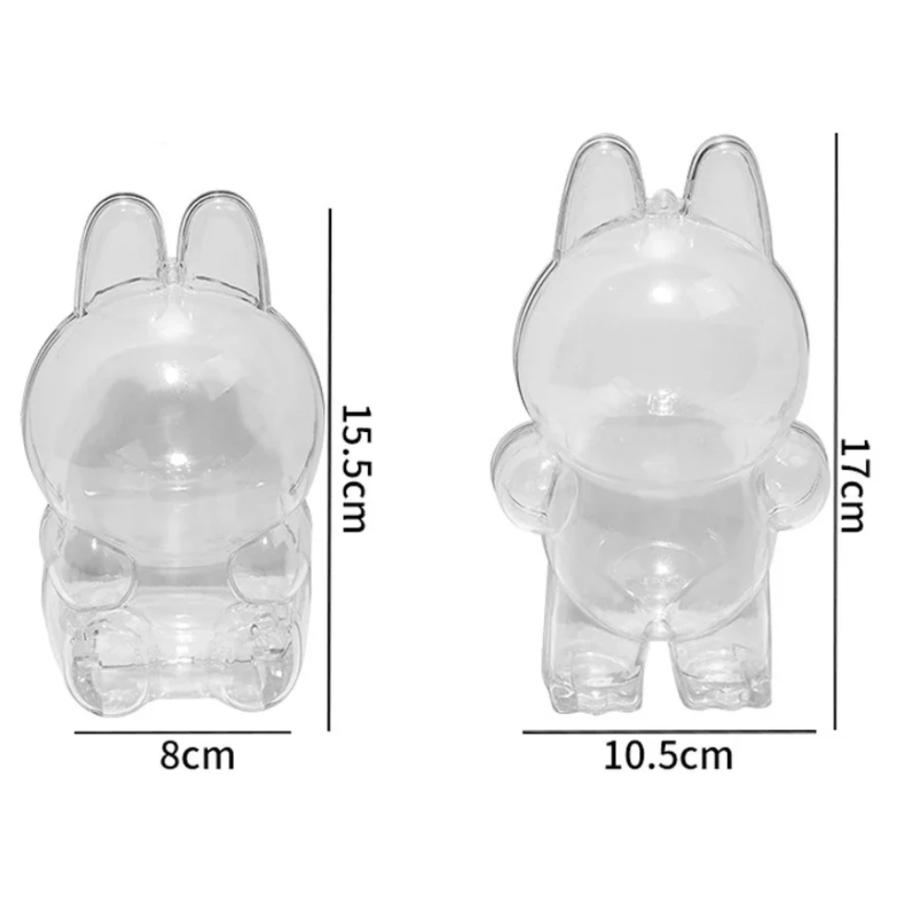 ぬいぐる保護カバー　ラブブなど ラブブ 保護カバーケースクリア LABUBU らぶぶ 防塵携帯 ぬいぐるみ