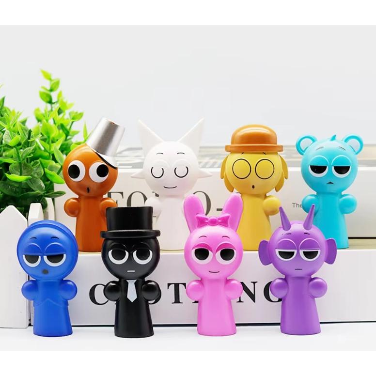 『任天堂キャラクターズ ソフビセット』 スプランキー フィギュア マスコット SPRUNKI 人形 ゲーム 音楽