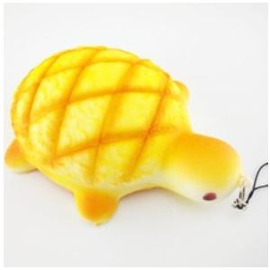 スクイーズ メロンパン カメ｜可愛い ふわふわ やわらか ストラップ
