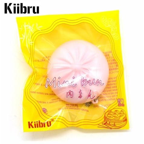 スクイーズ 肉まん ピンク 中華まん 可愛い ふわふわ やわらか