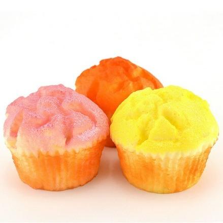 スクイーズ カップケーキ｜可愛い ふわふわ やわらか マスコット｜食玩