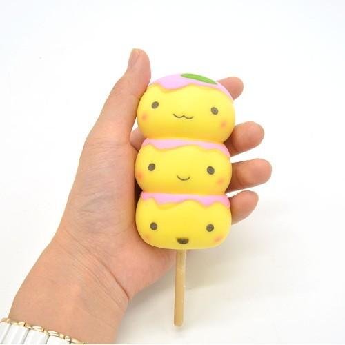 スクイーズ 動物お花見団子 おだんご アニマル 可愛い もちもち