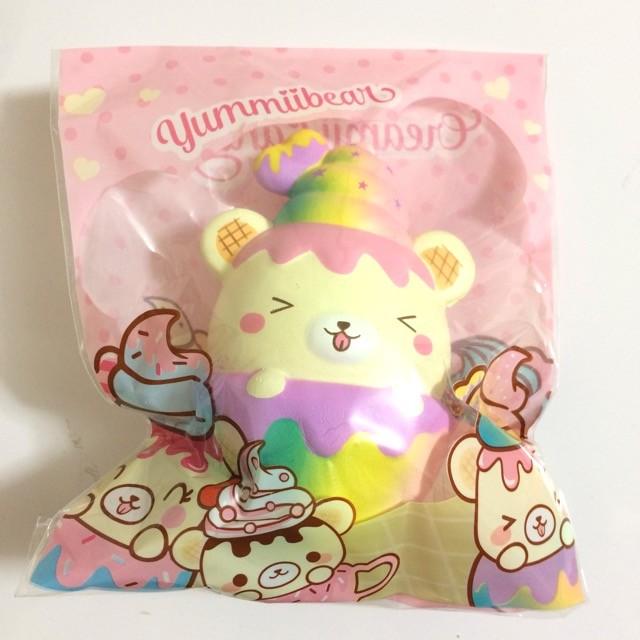 スクイーズ ヤミーベア カップ アイスクリーム くま 可愛い ふわふわ