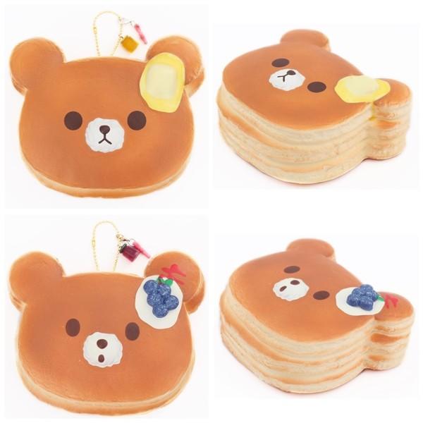 ぷに丸 ジャンボベアパンケーキ 3種類 セット スクイーズ スクイーズ ぷに丸 ジャンボベアパンケーキ 可愛い ふわふわ
