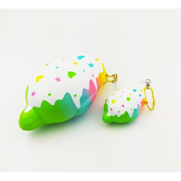 アウトレット 訳あり スクイーズ ぷに丸 餅あざらし レインボー