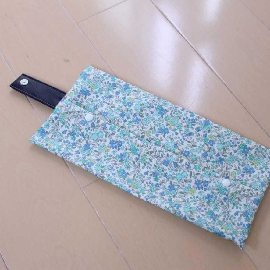 ハンドメイド】 携帯用ボックスティッシュケース つや消しラミネート