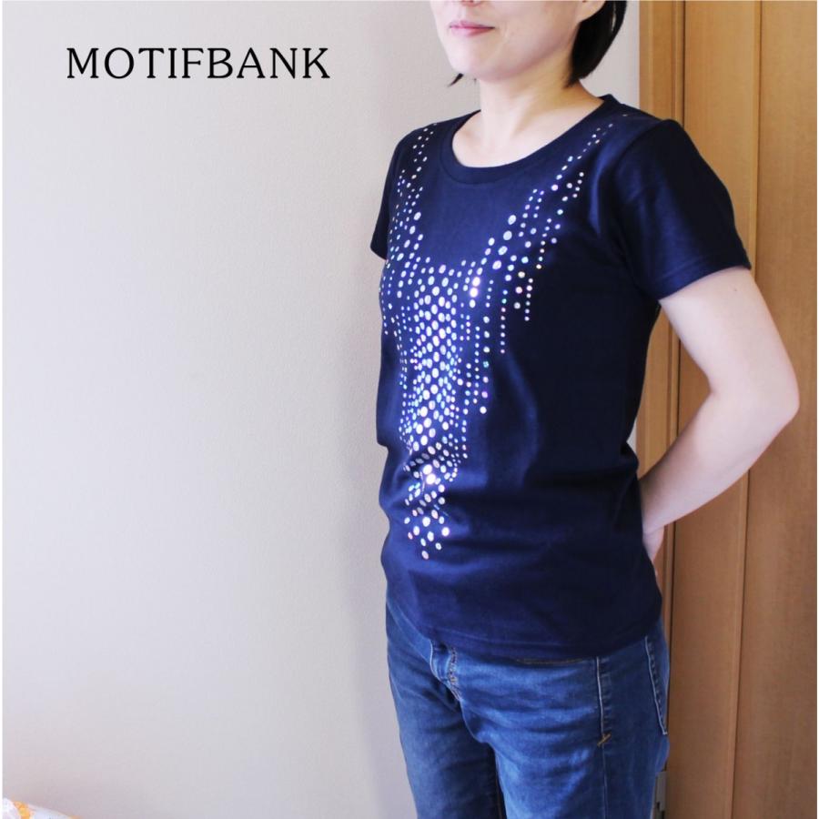 スパングル スパンコールモチーフ ネック装飾 ｔシャツデコ アイロン接着可 ｌｌサイズ Yspw229 Motifbank 通販 Yahoo ショッピング