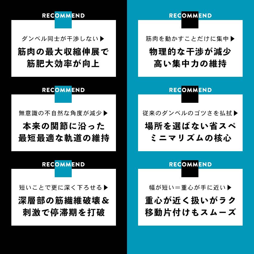 可変式ダンベル ナロコア 新登場！ 40kg 1個 コンパクト 高耐久 金属製