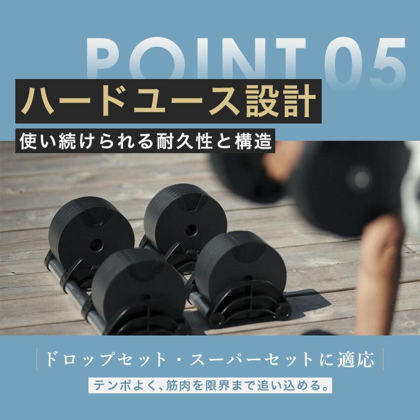 NUO フレックスベル 可変式ダンベル 36kg 1個 NUOBELL 2kg刻み