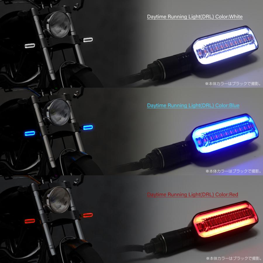 LED シーケンシャル ウインカー デイライト マーカーランプ付 ラウンド