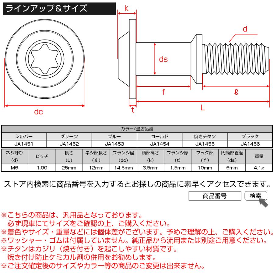 クランクケース カバー チタンボルト NMAX125 NMAX155 XMAX250 ABS トルクス穴 ブラック JA1456｜moto-eale｜05