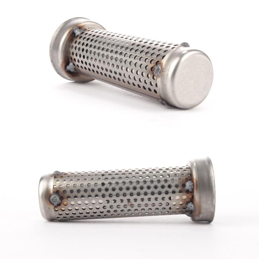 インナーサイレンサー バイク用 適合径48mm 反響式 パンチングメッシュ マフラー バッフル 消音器 ステンレス 排気音抑制 カスタムパーツ S-1007 | ブランド登録なし | 02