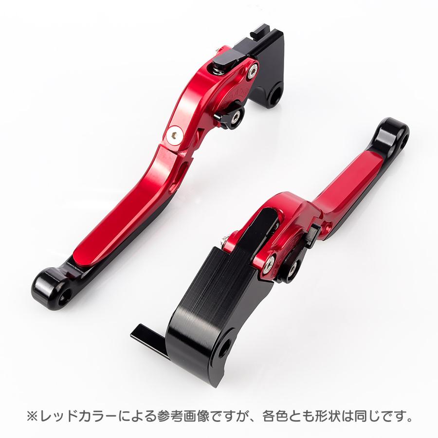 レバーセット CB1000ホーネット CB1000F CBR600RR CBR1000RR ホーク11 アルミ製 ブレーキレバー クラッチレバー アジャストレバー S-2011 | ホンダ | 12