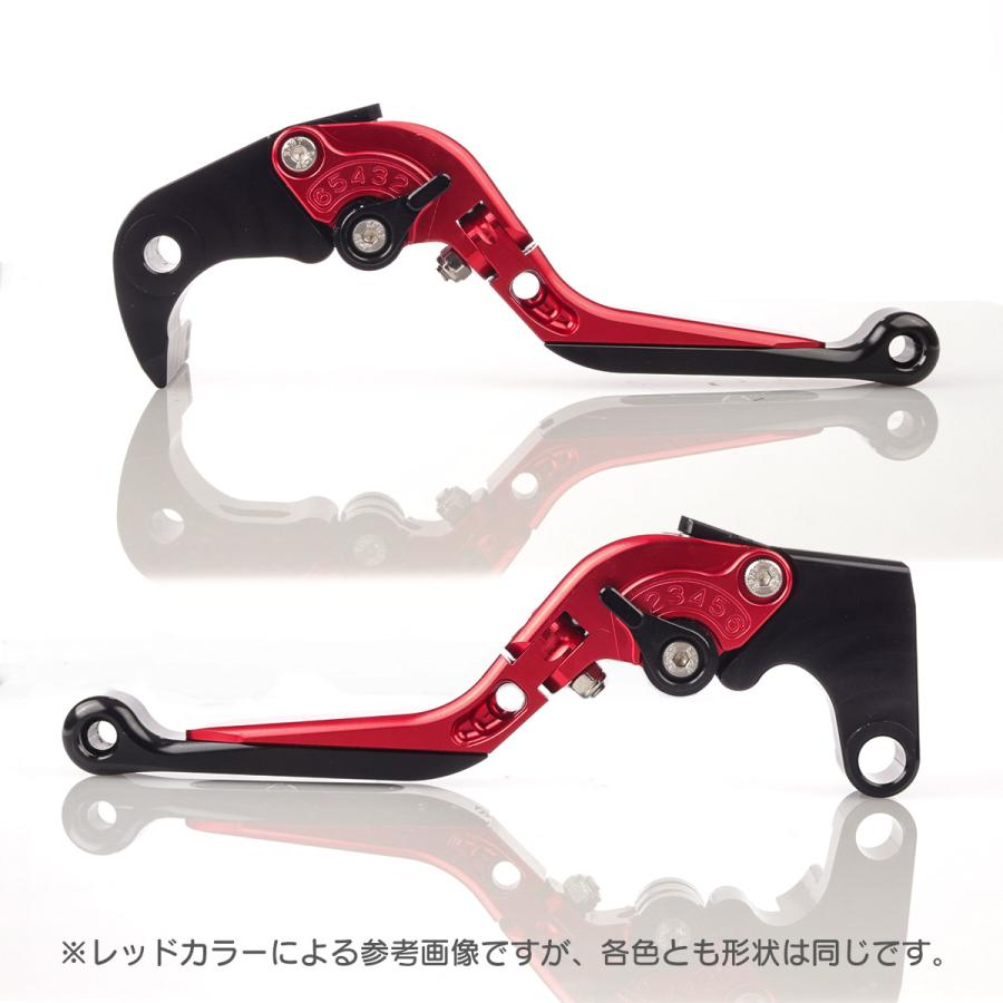 レバーセット CB1000ホーネット CB1000F CBR600RR CBR1000RR ホーク11 アルミ製 ブレーキレバー クラッチレバー アジャストレバー S-2011 | ホンダ | 13