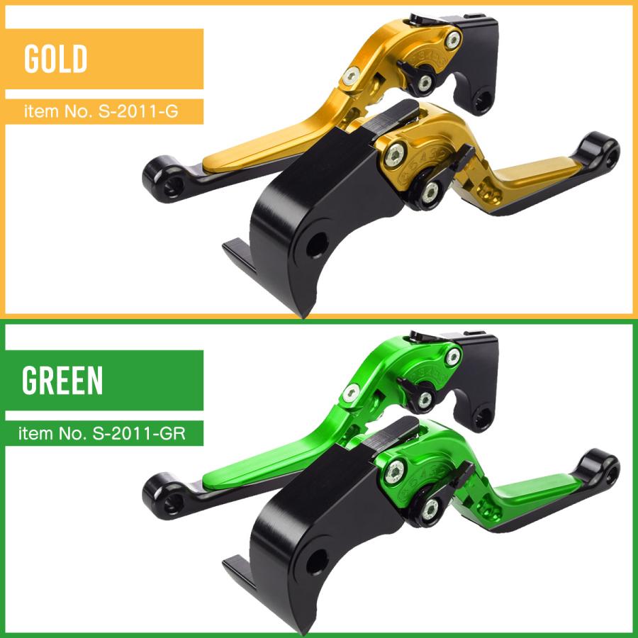 レバーセット CB1000ホーネット CB1000F CBR600RR CBR1000RR ホーク11 アルミ製 ブレーキレバー クラッチレバー アジャストレバー S-2011 | ホンダ | 15