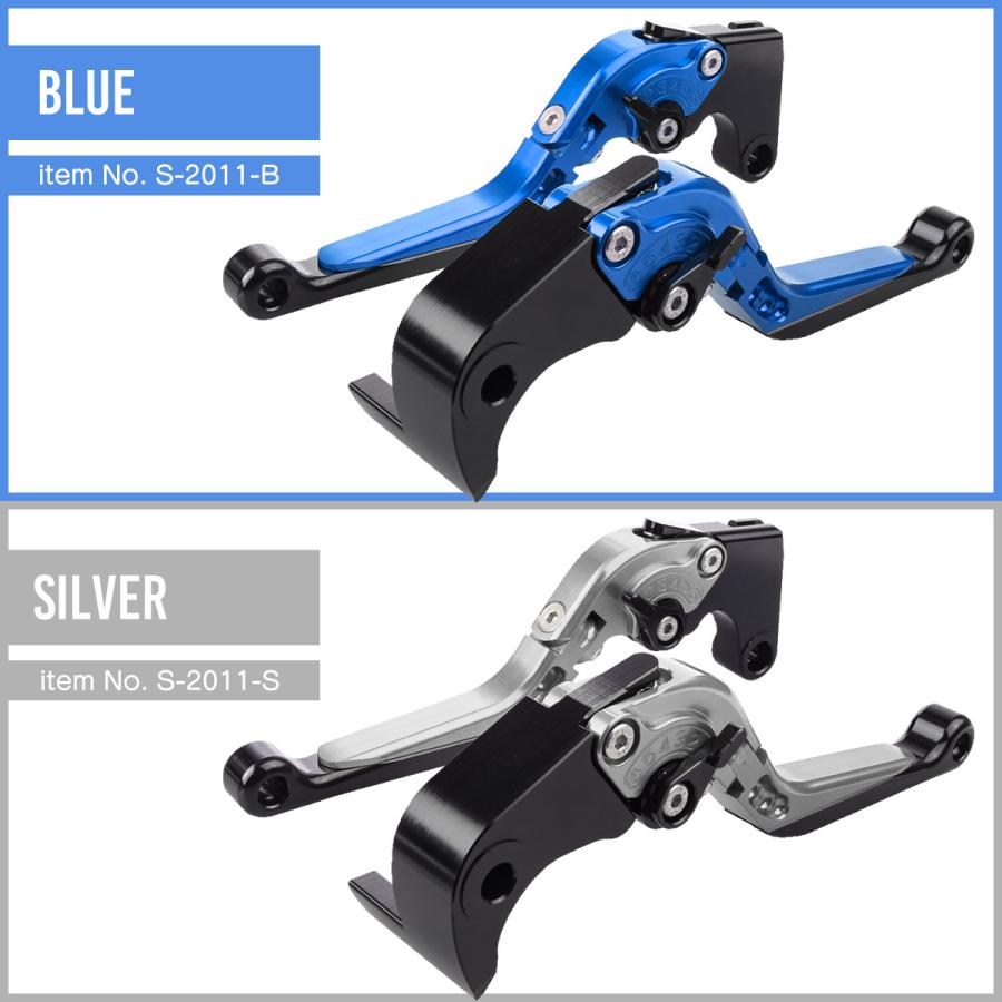 レバーセット CB1000ホーネット CB1000F CBR600RR CBR1000RR ホーク11 アルミ製 ブレーキレバー クラッチレバー アジャストレバー S-2011 | ホンダ | 16