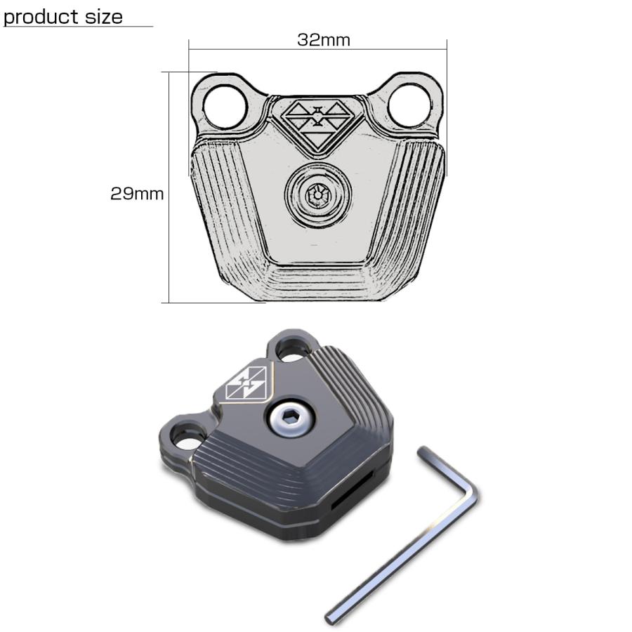 キーカバー ヤマハ車 汎用 キーケース キーホルダー 鍵 T6アルミ製 S-608 | ヤマハ発動機 | 07