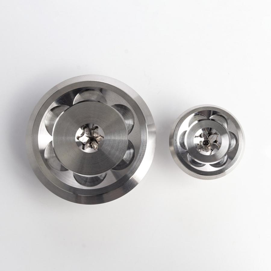 M14 M30 ジェネレーターカバー クランク＆ポイントホール キャップセット ホンダ車用 ステンレス製 HIMAWARI マットシルバー TH0329 | ホンダ | 03