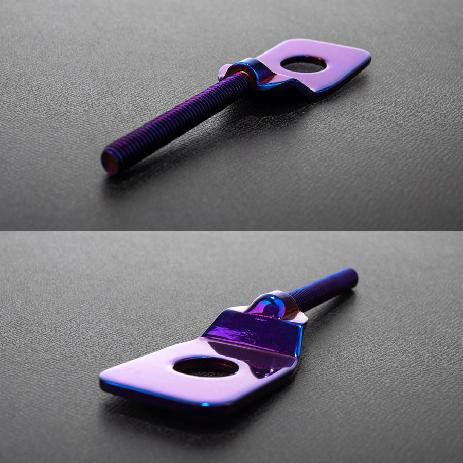 M12アクスルシャフト用 ドライブチェーン アジャスター ボルト部 M6 P1.0 チェーン調整 焼きチタン 2個セット TH0409 | ブランド登録なし | 02