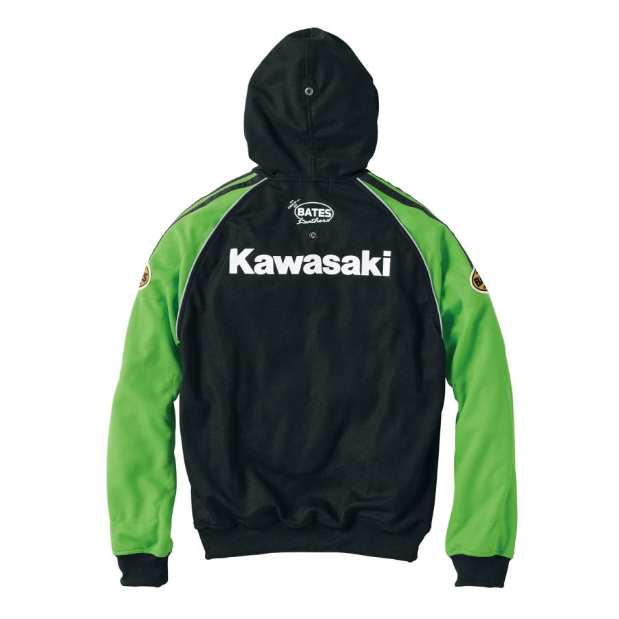 カワサキ（Kawasaki） カワサキ×BATES クールテックスメッシュパーカー
