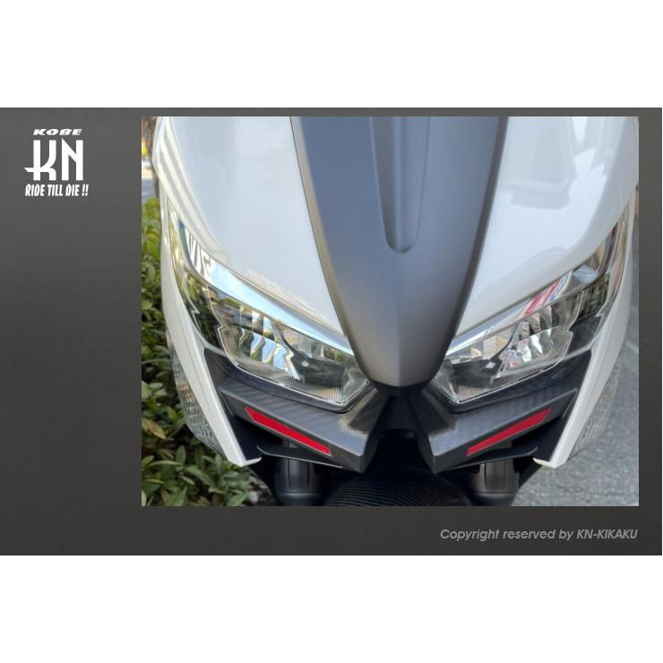 KN企画 エアログリル カーボンスタイル（クリアレッド）/シグナス