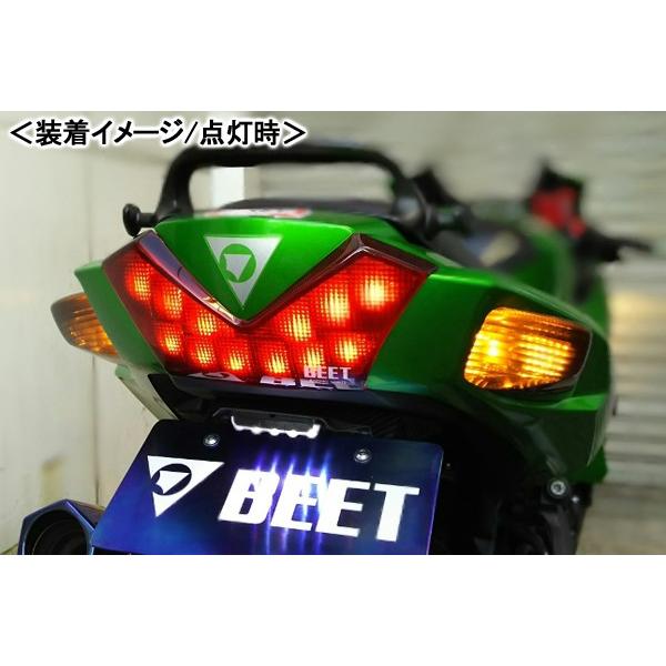 BEET テールレンズカバー・リアウインカーレンズカバーセット/ZX BEET テールレンズカバー・リアウインカーレンズカバーセット/ZX