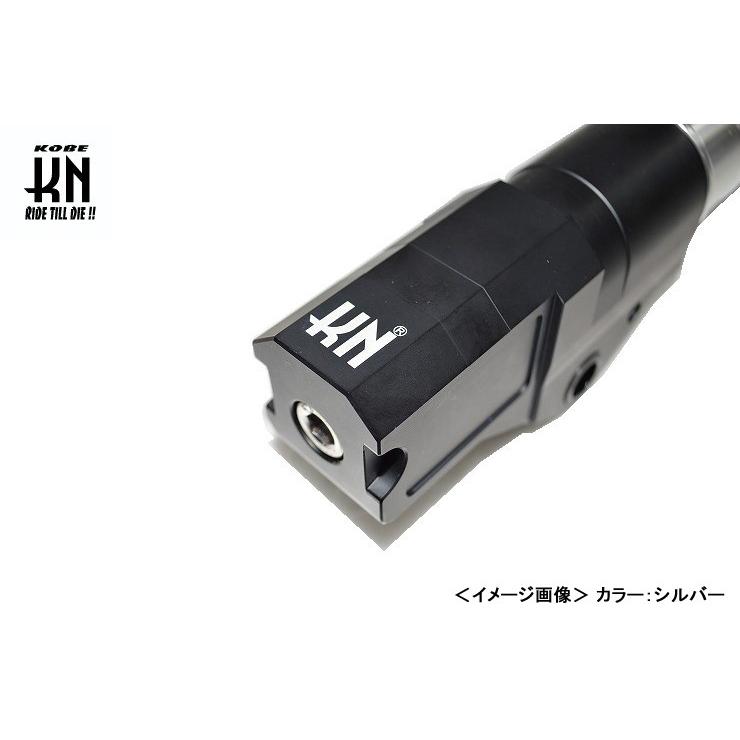 KN企画 スーパーフロントフォーク（ブラック）245mmローター・STDキャリパー用/シグナスX 4型［BF9］［2UB］ KN-C4-SFS-BKの画像