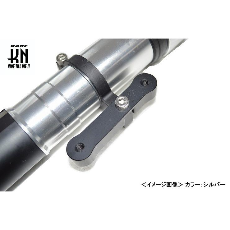 KN企画 スーパーフロントフォーク（ブラック）245mmローター・STDキャリパー用/シグナスX 4型［BF9］［2UB］ KN-C4-SFS-BKの画像