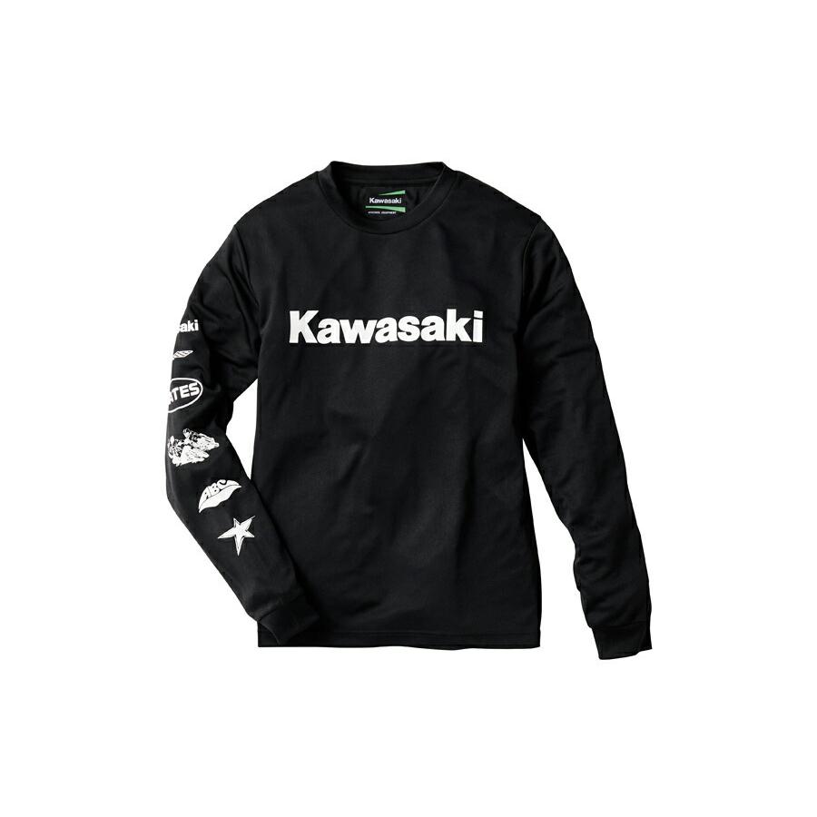 新作からSALEアイテム等お得な商品満載 91%OFF KAWASAKI カワサキ COOL-TEX ロングTシャツ ブラック Mサイズ J8901-0780 yod.net yod.net