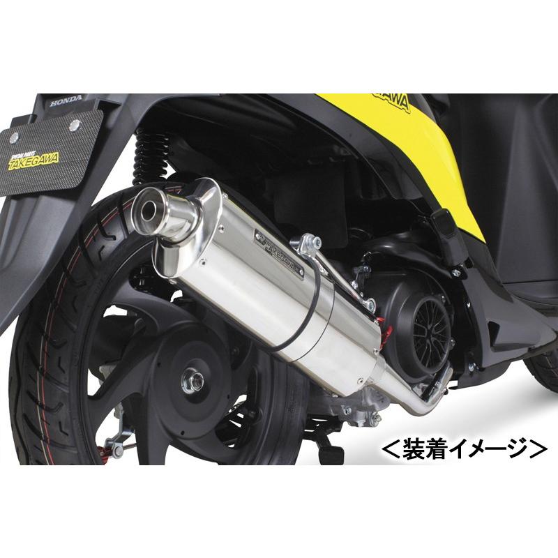 SP武川 パワーサイレントオーバルマフラー(政府認証)/DIO110 SP武川 パワーサイレントオーバルマフラー(政府認証)/DIO110