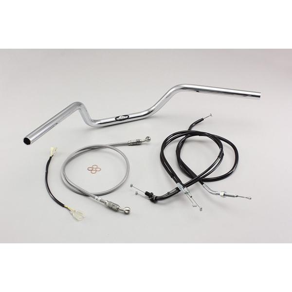 HURRICANE POLICE3型 ハンドルKIT/VTR250（09-12）（FI車）＜ブレーキホース：オリジナル ステンレス製＞ HBK645S