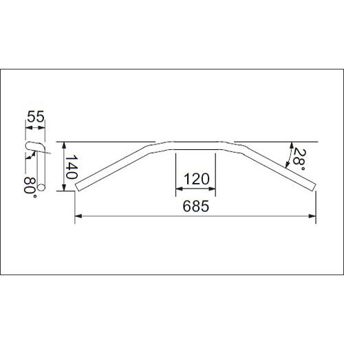 HURRICANE（ハリケーン） バーハンドルKIT（シルバー）/ZZR1400（-11