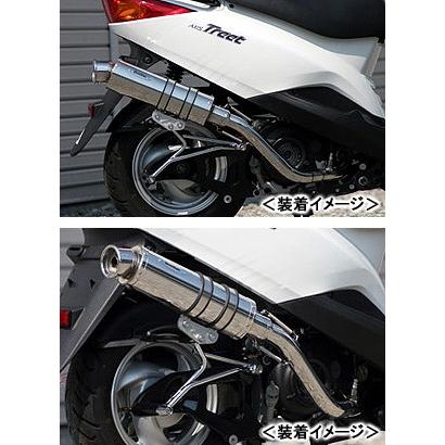Realize ヤマハ アクシストリート バイクマフラー Blink マフラー