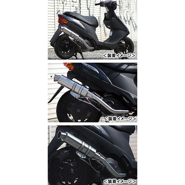 V125用 Realize BLINK REALIZE Blink SUS（ブリンク ステンレス） マフラー/アドレスV125