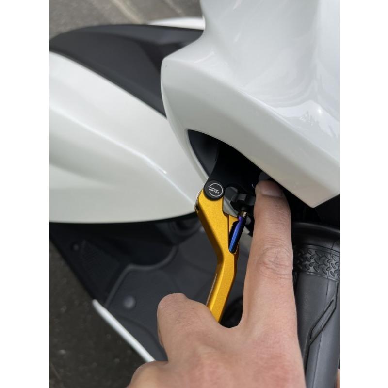 KN企画 AR APEXX 調整式ブレーキレバー左右セット（シルバー