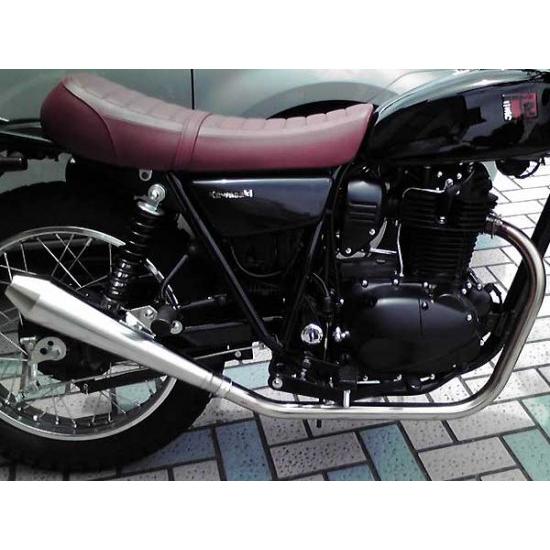 カワサキ250TR　RSヨコタ　ビューティーメガホン　アップマフラー　キャブ車用 カワサキ250TR RSヨコタ ビューティーメガホン アップマフラー キャブ