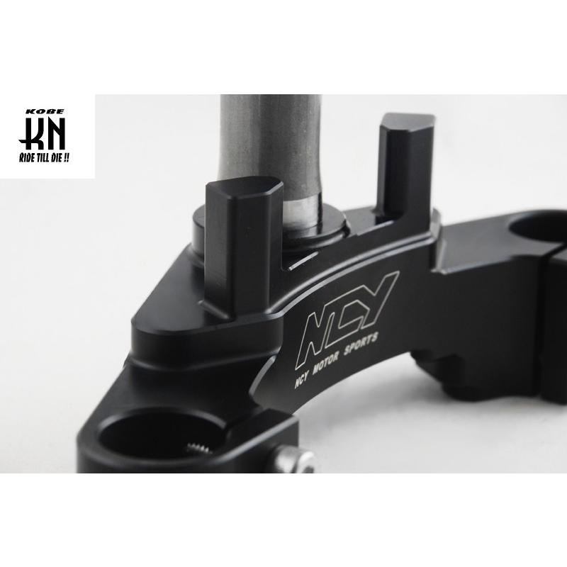 KN企画 NCY アルミステアリングステム（ブラック）/ZOOMER ZM-NCY