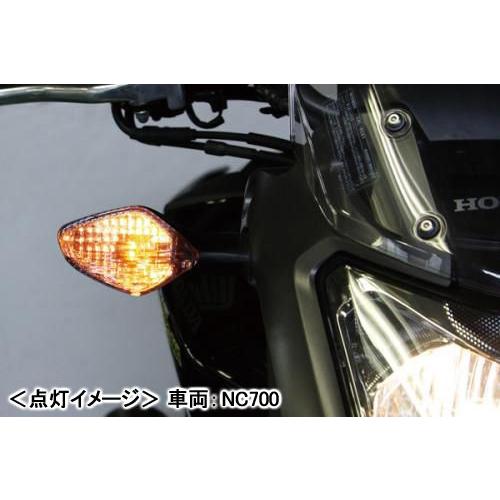 SP武川 ウインカーレンズセット（クリア/メッキバルブ付き）/GROM 05-08-0298_2
