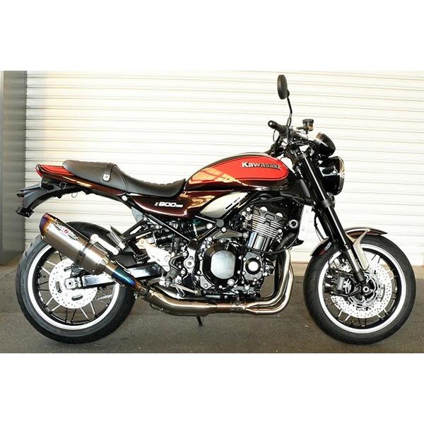 BEET Z900RS NASSERT-Evolution Type2 スリップオンマフラー（クリアチタン仕様） 0222-KE3-50