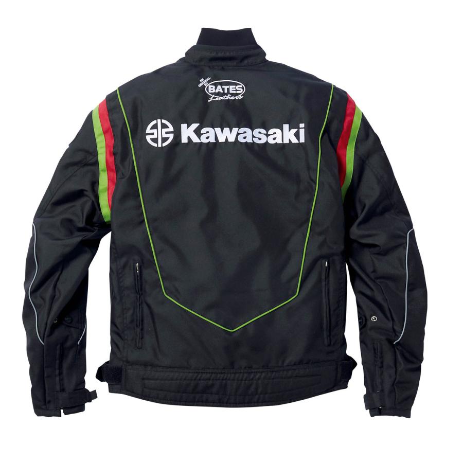 BATES ウィンタージャケット ブラック　Mサイズ カワサキ（Kawasaki） カワサキ×BATES ナイロン3シーズンジャケット