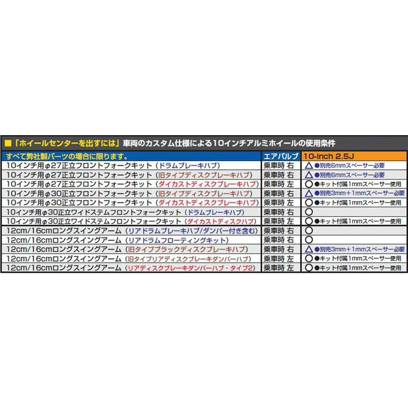 スペシャルパーツ武川 SP武川 10インチアルミホイール 2.5J スペシャルパーツ武川 SP武川 10インチアルミホイール 2.5J