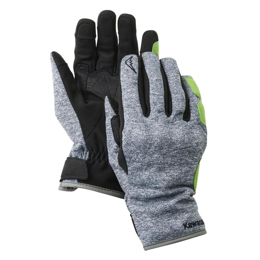 カワサキ（Kawasaki） レイヴンウインターグローブ（LLサイズ）グレー