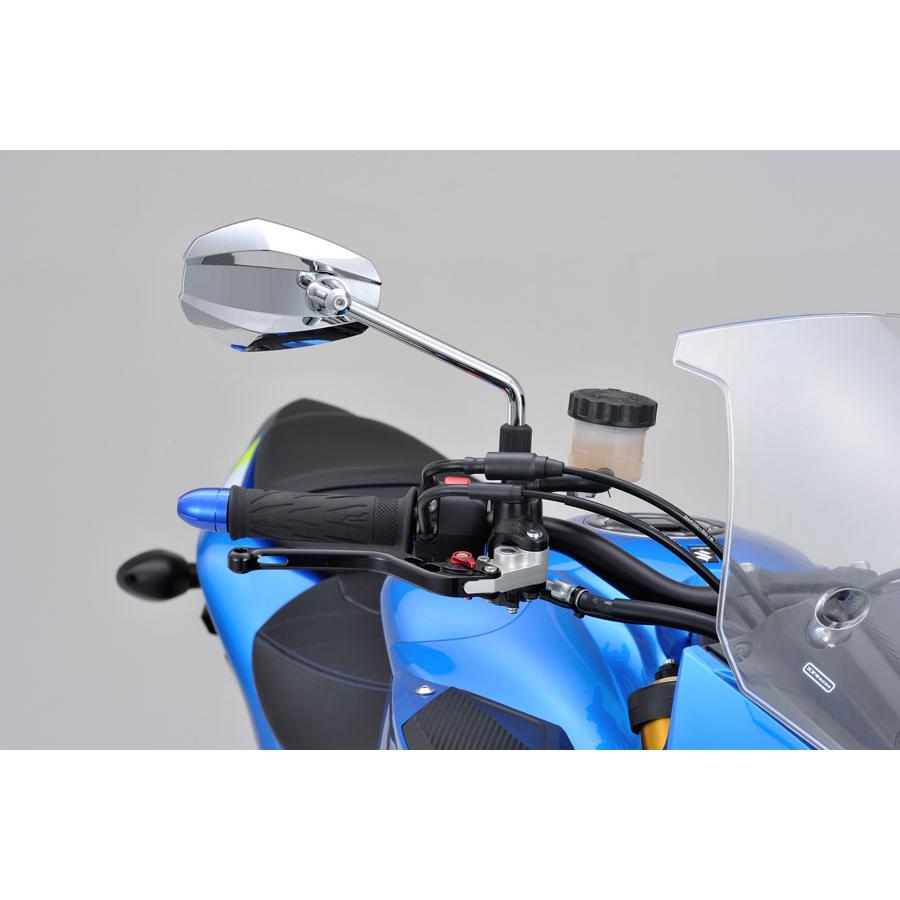 DAYTONA（デイトナ） ハイビジミラー EDGE クロームメッキ（ロー）M10