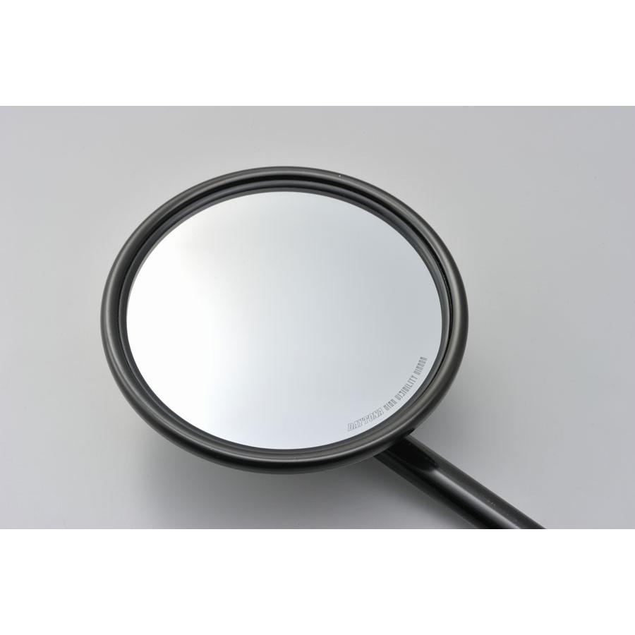 DAYTONA（デイトナ） ハイビジミラー ROUND ブラック（ハイ）M10正ネジ