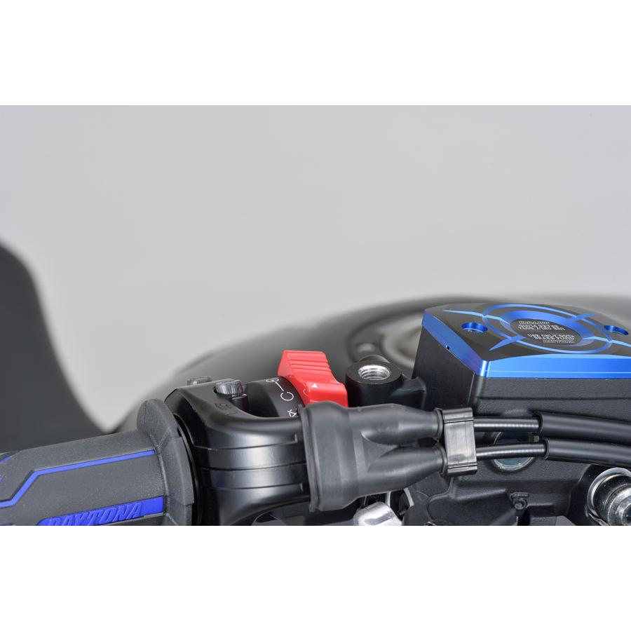 DAYTONA（デイトナ） 衝撃緩衝装置付きミラーアダプター ブラック（M10