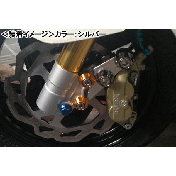 5*8様 ヤマハ用KN企画 アルミ削りだしキャリパー4POT/200mmDISK KN企画 4POTキャリパーサポート 220mm DISK用（ブラック）/グランド