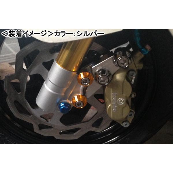 KN企画 4POTキャリパーサポート 220mm DISK用（ブルー）/グランド