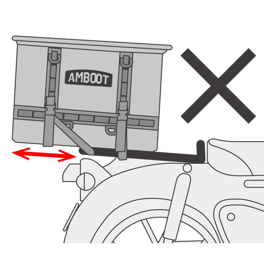 AMBOOT リヤボックスEX AB-RBEX01（レッド） AB-RBEX01-RE｜moto-jam｜18